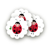 Little Ladybug Scalloped Stickers