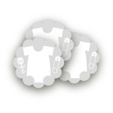 Baby Icons Scalloped Stickers
