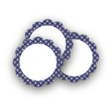 Preppy Scalloped Stickers