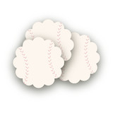 Hey Batter, Batter! Scalloped Stickers