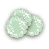 Wooded Blooms Scalloped Stickers