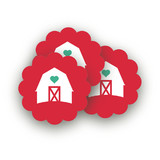 Farm Scalloped Stickers