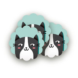 Cat's Meow Scalloped Stickers
