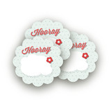 Summer Day Scalloped Stickers