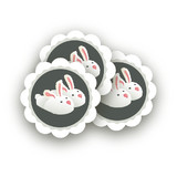 Pajama Scalloped Stickers