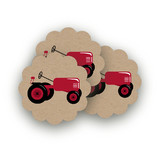 A Tractor Pull Scalloped Stickers
