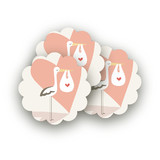 Sweet Delivery Scalloped Stickers