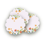 Princess Crown Scalloped Stickers
