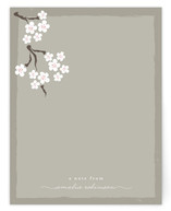 Blooming Blossoms Personalized Stationery