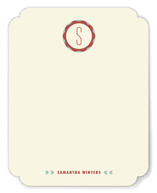 Mid-Century Monogram Personalized Stationery