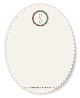 Mid-Century Monogram Personalized Stationery