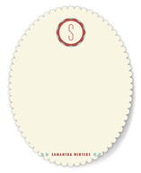 Mid-Century Monogram Personalized Stationery