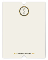 Mid-Century Monogram Personalized Stationery