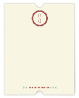 Mid-Century Monogram Personalized Stationery