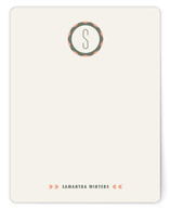 Mid-Century Monogram Personalized Stationery