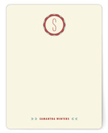Mid-Century Monogram Personalized Stationery