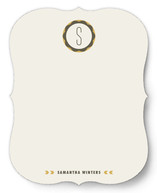 Mid-Century Monogram Personalized Stationery