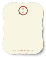 Mid-Century Monogram Personalized Stationery