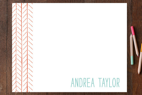Pretty Poppies Personalized Stationery
