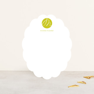 Initial Here Personalized Stationery