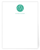 Initial Here Personalized Stationery