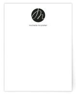 Initial Here Personalized Stationery
