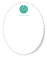 Initial Here Personalized Stationery