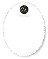 Initial Here Personalized Stationery