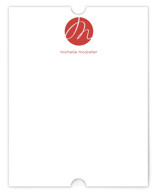 Initial Here Personalized Stationery