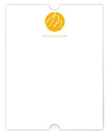 Initial Here Personalized Stationery