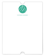 Initial Here Personalized Stationery