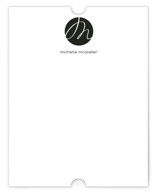 Initial Here Personalized Stationery