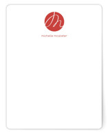 Initial Here Personalized Stationery