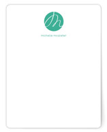 Initial Here Personalized Stationery