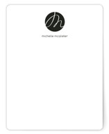 Initial Here Personalized Stationery
