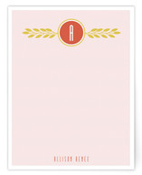Serene Floral Personalized Stationery