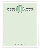 Serene Floral Personalized Stationery