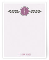 Serene Floral Personalized Stationery