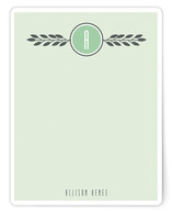 Serene Floral Personalized Stationery