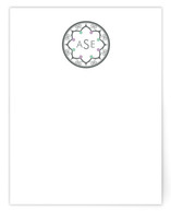 Intricate Monogram Personalized Stationery