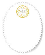 Intricate Monogram Personalized Stationery