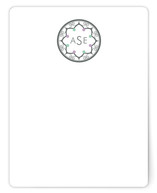 Intricate Monogram Personalized Stationery