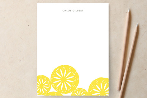 Sliced Citrus Personalized Stationery