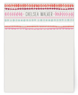 Striped Lines Personalized Stationery