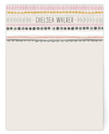 Striped Lines Personalized Stationery