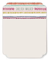 Striped Lines Personalized Stationery