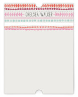 Striped Lines Personalized Stationery