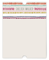 Striped Lines Personalized Stationery