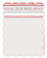 Striped Lines Personalized Stationery