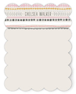 Striped Lines Personalized Stationery